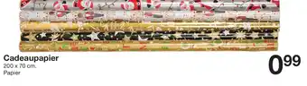 Zeeman Cadeaupapier aanbieding