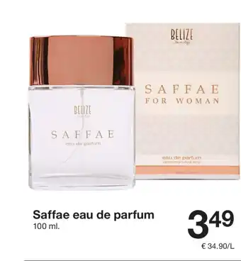 Zeeman Saffae eau de parfum aanbieding