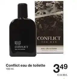 Zeeman Conflict eau de toilette aanbieding
