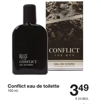 Zeeman Conflict eau de toilette aanbieding