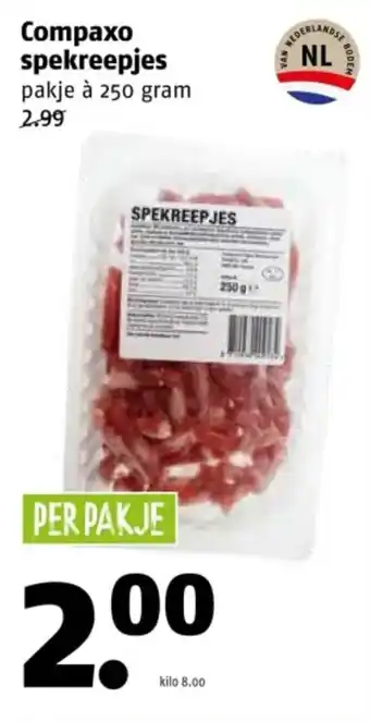 Poiesz Compaxo spekreepjes aanbieding