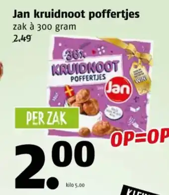 Poiesz Jan kruidnoot poffertjes aanbieding
