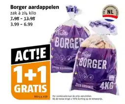 Poiesz Borger aardappelen aanbieding
