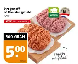 Poiesz Stroganoff of Noorder gehakt aanbieding