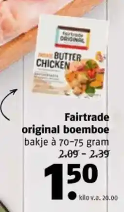 Poiesz Fairtrade original boemboe aanbieding