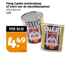 Poiesz Flang Cupido mosterdsoep of snert van de wereldkampioen blik à 800 ml aanbieding