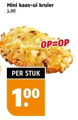 Poiesz Mini kaas ui kruier aanbieding