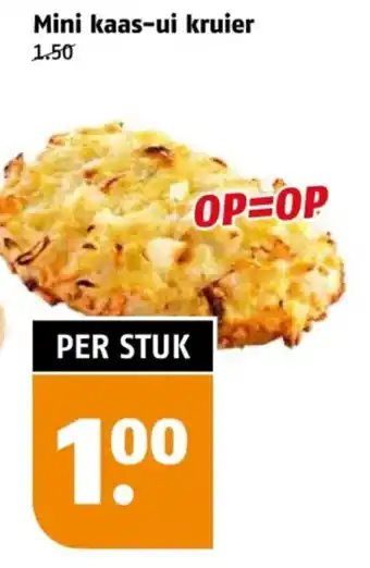 Poiesz Mini kaas ui kruier aanbieding