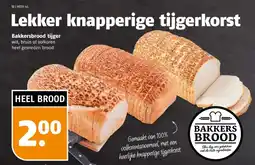 Poiesz Bakkersbrood tijger aanbieding