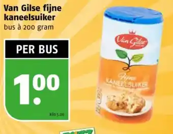 Poiesz Van Gilse fijne kaneelsuiker aanbieding