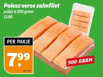 Poiesz Poiesz verse zalmfilet aanbieding