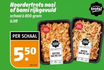 Poiesz Noordertrots nasi of bami rijkgevuld aanbieding