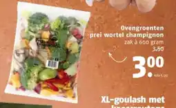 Poiesz Ovengroenten prei wortel champignon aanbieding