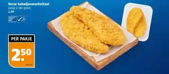 Poiesz Verse kabeljauwschnitzel aanbieding