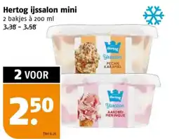 Poiesz Hertog ijssalon mini aanbieding