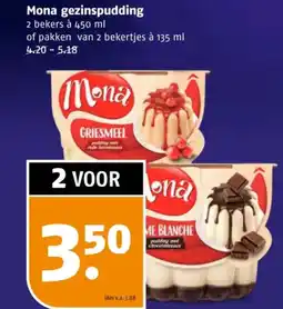 Poiesz Mona gezinspudding aanbieding