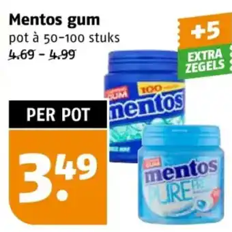 Poiesz Mentos gum aanbieding