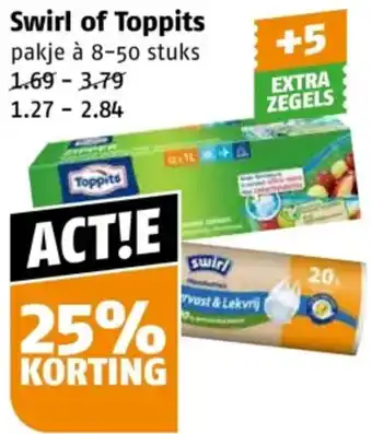 Poiesz Swirl of Toppits aanbieding