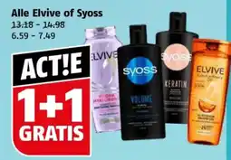 Poiesz Alle Elvive of Syoss aanbieding