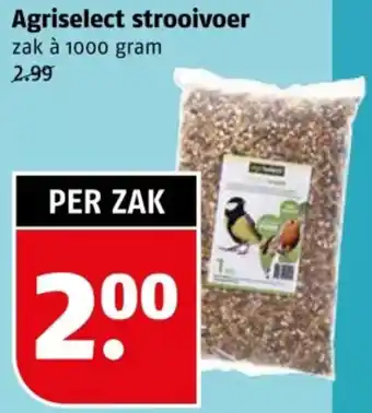 Poiesz Agriselect strooivoer aanbieding