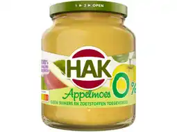 Hoogvliet Hak Appelmoes 0% aanbieding