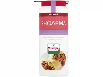Hoogvliet Verstegen kruidenmix voor shoarma aanbieding