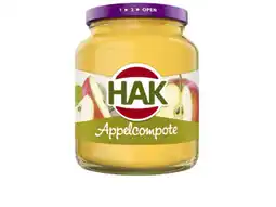 Hoogvliet Hak Appelcompote met stukjes appel aanbieding