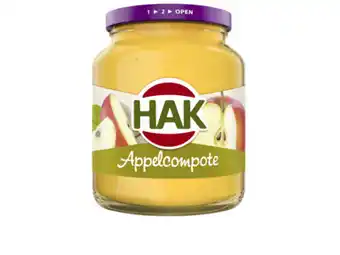 Hoogvliet Hak Appelcompote met stukjes appel aanbieding