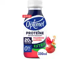 Hoogvliet Optimel Protein drinkyoghurt framboos aanbieding