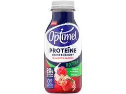 Hoogvliet Optimel Protein drinkyoghurt framboos aanbieding