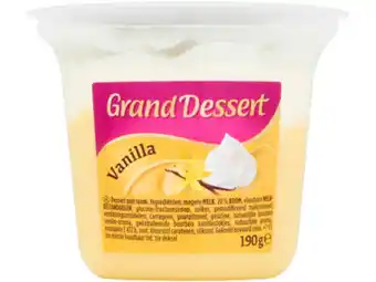 Hoogvliet Ehrmann Grand dessert vanille aanbieding
