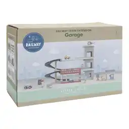 Top1Toys Little Dutch Treinbaan Garage aanbieding