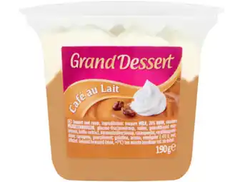 Hoogvliet Ehrmann Grand dessert café au lait aanbieding