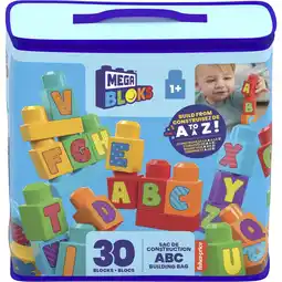 Top1Toys Mega Bloks Abc Building Bag aanbieding