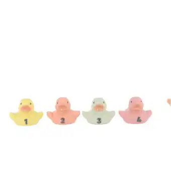 Top1Toys Jipy Bioplastic badeendjes set 8 delig aanbieding