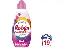 Hoogvliet Robijn Wasmiddel klein&krachtig pink sensation aanbieding