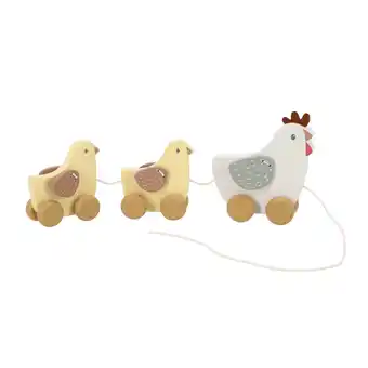 Top1Toys Little Farm Trekdier Kippen aanbieding