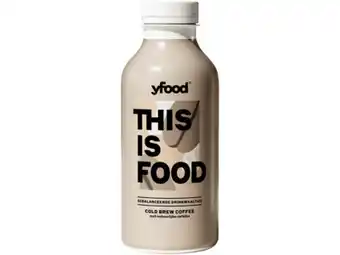 Hoogvliet Yfood Drinkmaaltijd cold brew coffee aanbieding