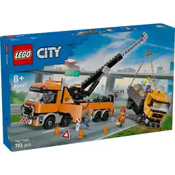 Top1Toys LEGO 60467 City Zware Sleepwagen Met Kraan aanbieding