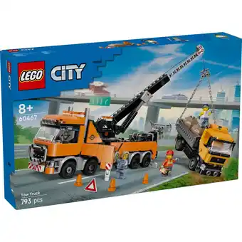 Top1Toys LEGO 60467 City Zware Sleepwagen Met Kraan aanbieding