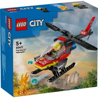 Top1Toys LEGO 60411 City Brandweerhelikopter aanbieding