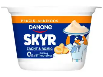 Hoogvliet Danone Skyr perzik abrikoos aanbieding