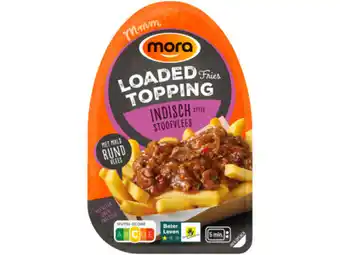 Hoogvliet Mora Loaded fries Indisch stoofvlees aanbieding
