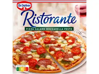 Hoogvliet Dr. Oetker Ristorante pizza salami mozarella pesto aanbieding