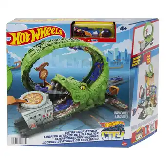 Top1Toys Hot Wheels city gator loop attack speelset aanbieding