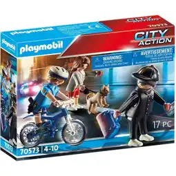 Top1Toys Playmobil 70573 Politiefiets: Achtervolging Van De Zakkenroller aanbieding