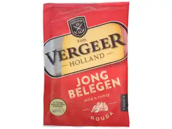 Hoogvliet Vergeer Gesneden jong belegen kaasplakken aanbieding