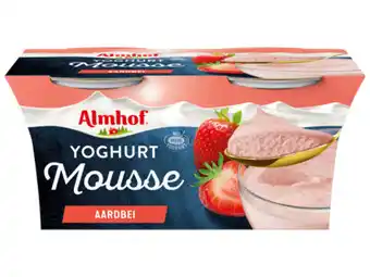 Hoogvliet Almhof Yoghurtmousse aardbei aanbieding
