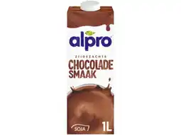 Hoogvliet Alpro Sojadrink Chocolade Smaak Houdbaar aanbieding
