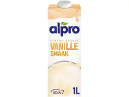 Hoogvliet Alpro Sojadrink Vanille Houdbaar aanbieding